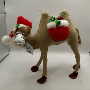 Annalee Christmas Camel. Approx 9”h